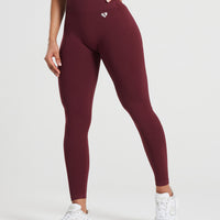Power Seamless Leggings | Dark Cherry