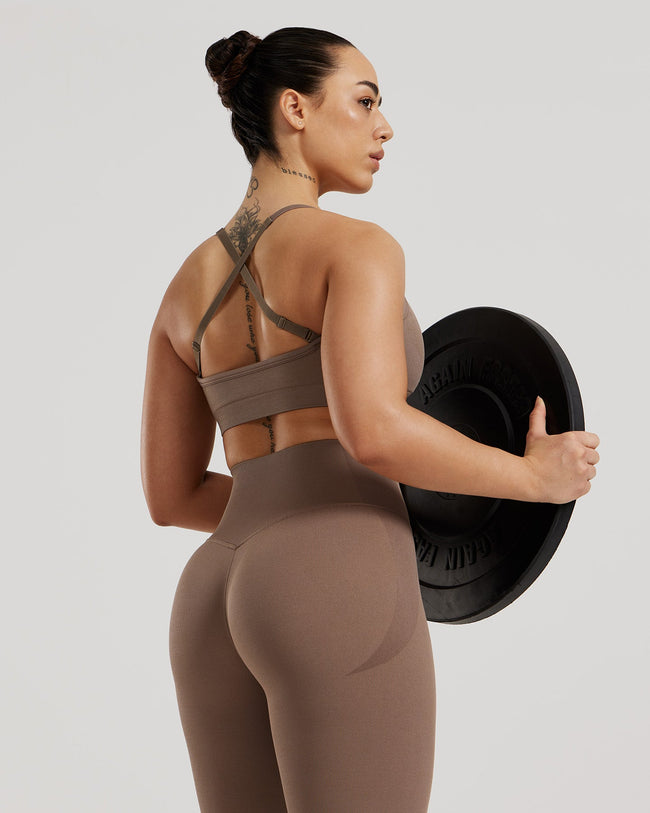 Motion Seamless Straight Neck Bra | Caribou