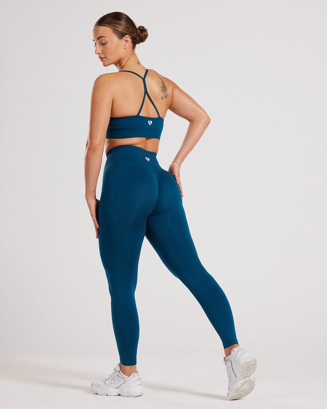 Define Seamless Racer Back Bra | Teal