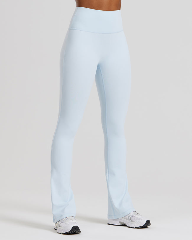 Essential Mini Flared Leggings | Icy Blue