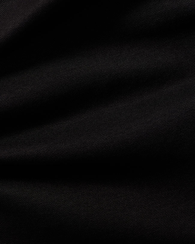 Power Seamless High Neck Bra | Black