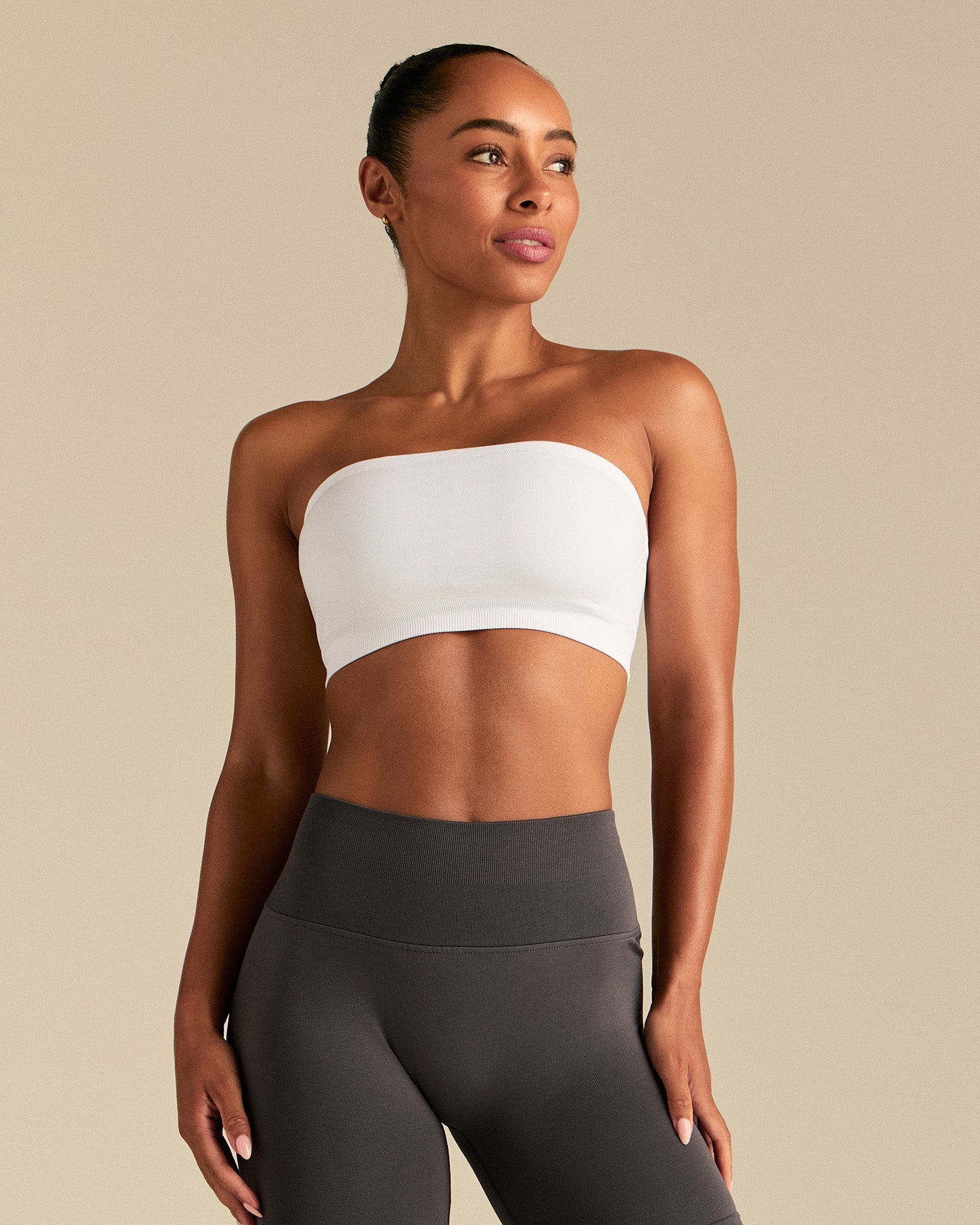 Define 2.0 Seamless Bandeau Bra | White