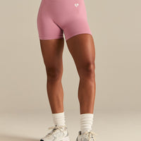 Power Seamless Shorts | Blush Pink