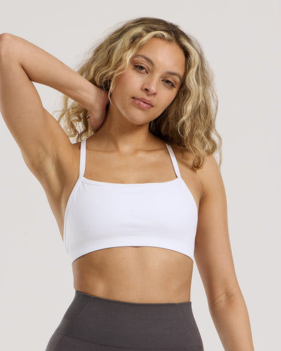Define 2.0 Seamless Racer Back Bra | White