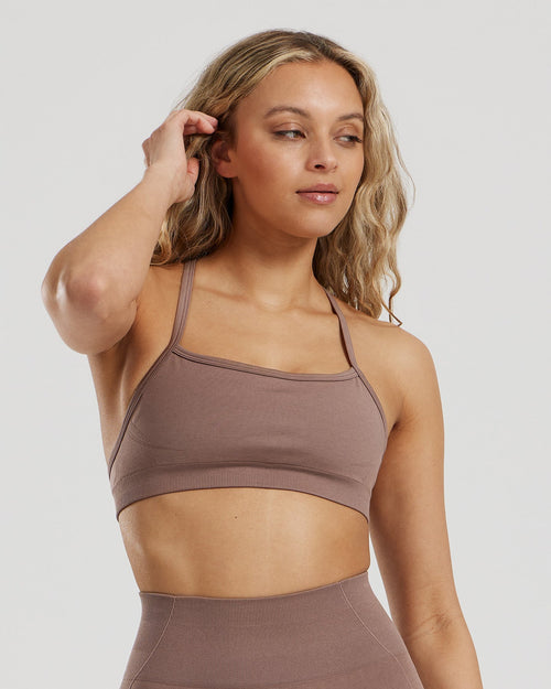 Define 2.0 Seamless Racer Back Bra | Mocha