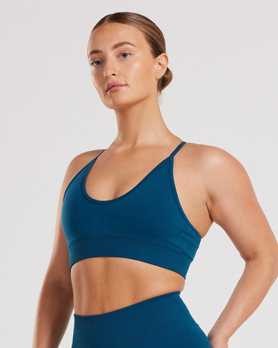 Define Seamless Racer Back Bra | Teal