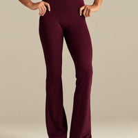Essential Flared Leggings | Merlot
