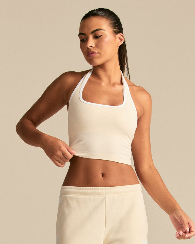 Comfort Halter Tank | Off White
