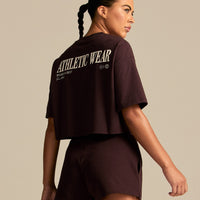 Comfort Athletic Club Cropped T-Shirt | Cafe Noir
