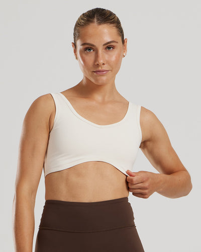 Off white sports bra online