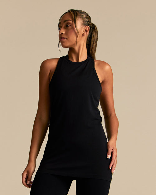 Lightweight Loose Fit Tank | Black