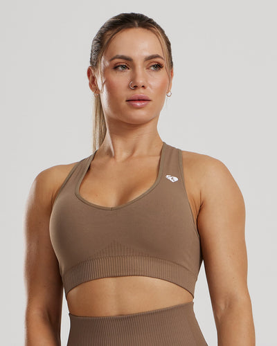 Power Seamless Sweetheart Bra | Caribou