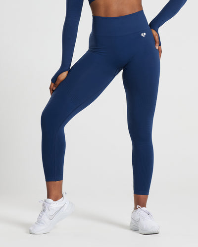 Power Seamless 7/8 Leggings Sapphire Blue Women's Best