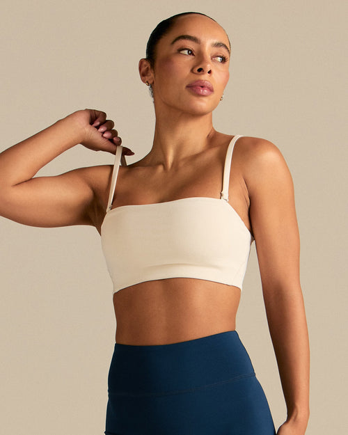 Essential Bandeau Convertible Bra | Coconut White