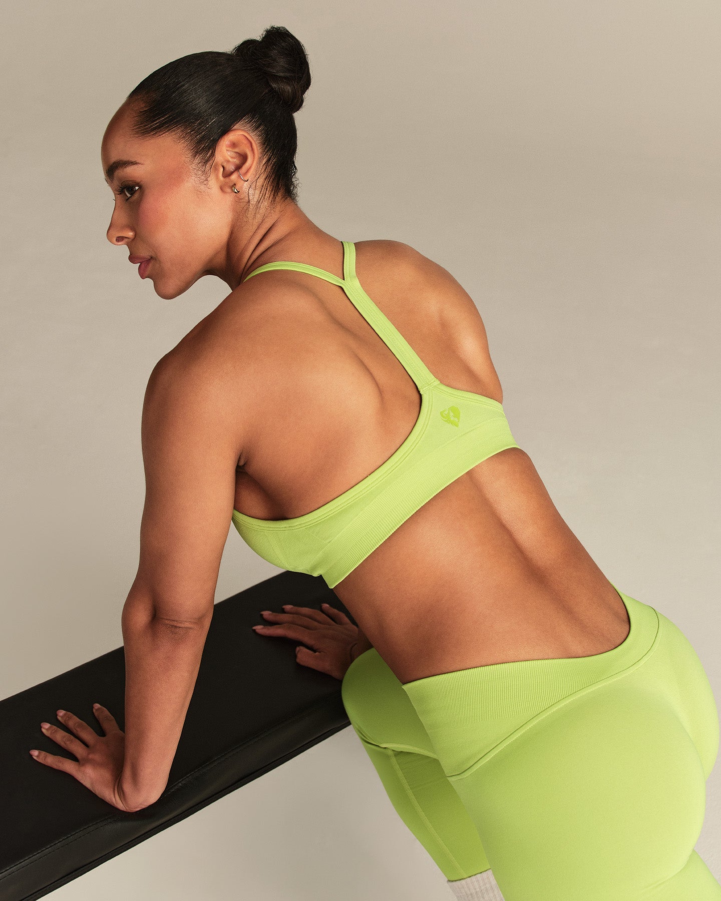 Define 2.0 Seamless Racer Back Bra | Lime Punch