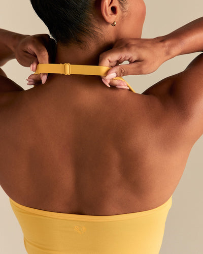 Define 2.0 Seamless Halter Tank | Mango