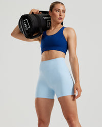 Power Seamless Sports Bra | Ink Blue