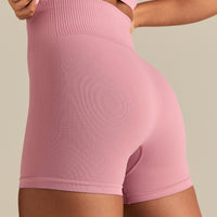Power Seamless Shorts | Blush Pink