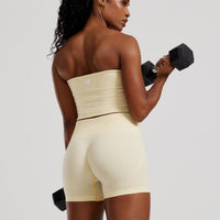 Define 2.0 Seamless Longline Bandeau Bra | Vanilla