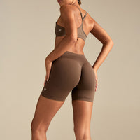 Emphasize V-Neck Bra | Milk Chocolate