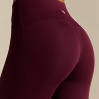 Essential Flared Leggings | Merlot