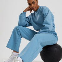 Comfort Light Straight Leg Joggers | Basalt