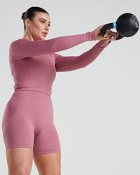 Motion Seamless Long Sleeve Midi Top | Heather Rose