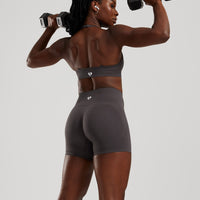 Define 2.0 Seamless Halter Neck Bra | Graphite