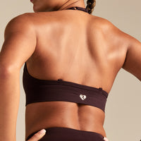 Define 2.0 Seamless Halter Neck Bra | Cafe Noir