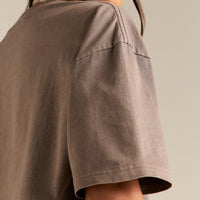 Comfort Oversized Short Sleeve T-Shirt | Vintage Mocha