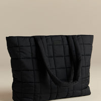 All Day Puffer Tote Bag | Black