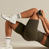 Power Seamless Cycling Shorts | Dark Olive