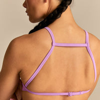 Define 2.0 High Neck Backless Bra | Vivid Orchid