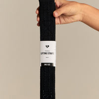 Silicone Lifting Straps | Black