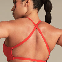 Define 2.0 Cross Back Bra | Lava Red