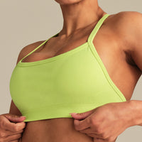 Define 2.0 Seamless Racer Back Bra | Lime Punch