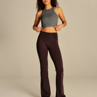 Comfort Ribbed Cropped Tank | Slate Grey (3/6)