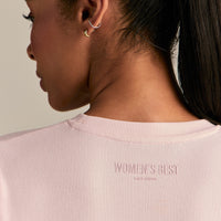 Comfort Graphic Ribbed Baby T-Shirt | Ballet Pink