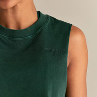 Comfort Drop Armhole Tank | Vintage Emerald
