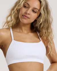 Define 2.0 Seamless Racer Back Bra | White