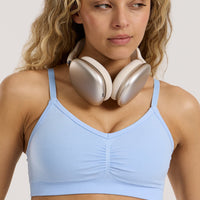 Define 2.0 Seamless Scrunch Bralette | Airy Blue