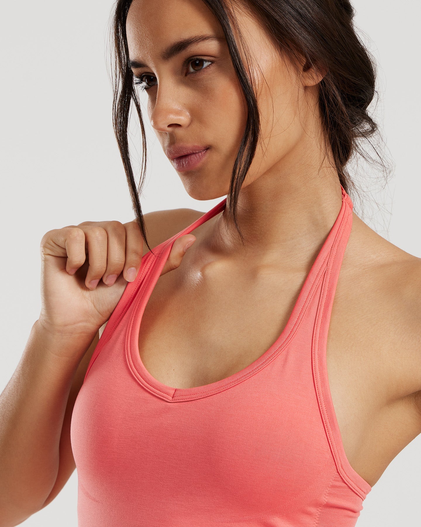 Define 2.0 Seamless Halter Tank | Sunlit Coral