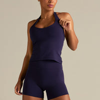 Essential Halter Tank | Mystic Purple