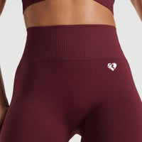 Power Seamless Leggings | Dark Cherry
