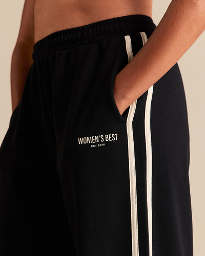 Comfort Lightweight Contrast Joggers | Black