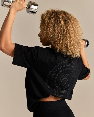 Comfort WB Logo Oversized Short Sleeve T-Shirt | Black