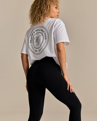 Comfort WB Logo Oversized Short Sleeve T-Shirt | White