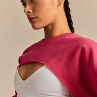 Comfort Pump Cover Ultra Cropped Sweat | Watermelon