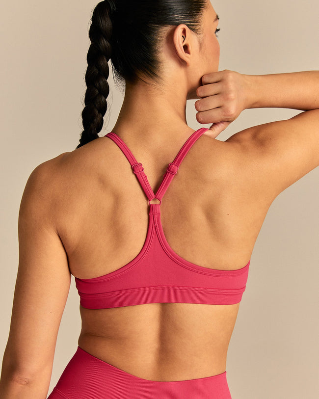 Emphasize V-Neck Bra | Watermelon