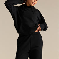 Comfort Cuffed Hem Joggers | Black